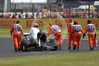 World © Octane Photographic Ltd. Formula 1 – British GP - Practice 1. Alfa Romeo Racing C38 – Kimi Raikkonen. Silverstone Circuit, Towcester, Northamptonshire. Friday 12th July 2019.