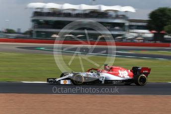 World © Octane Photographic Ltd. Formula 1 – British GP - Practice 1. Alfa Romeo Racing C38 – Kimi Raikkonen. Silverstone Circuit, Towcester, Northamptonshire. Friday 12th July 2019.