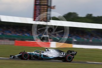 World © Octane Photographic Ltd. Formula 1 – British GP - Practice 1. Mercedes AMG Petronas Motorsport AMG F1 W10 EQ Power+ - Valtteri Bottas. Silverstone Circuit, Towcester, Northamptonshire. Friday 12th July 2019.