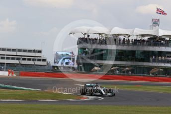 World © Octane Photographic Ltd. Formula 1 – British GP - Practice 1. Mercedes AMG Petronas Motorsport AMG F1 W10 EQ Power+ - Lewis Hamilton. Silverstone Circuit, Towcester, Northamptonshire. Friday 12th July 2019.