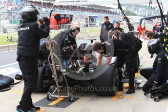 World © Octane Photographic Ltd. Formula 1 – British GP - Practice 3. Mercedes AMG Petronas Motorsport AMG F1 W10 EQ Power+ - Valtteri Bottas. Silverstone Circuit, Towcester, Northamptonshire. Saturday 13th July 2019.