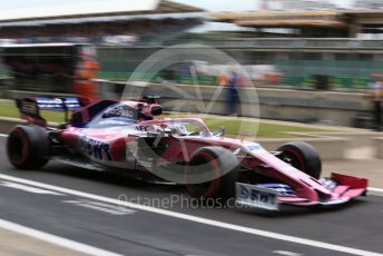 World © Octane Photographic Ltd. Formula 1 – British GP - Practice 3. SportPesa Racing Point RP19 - Sergio Perez. Silverstone Circuit, Towcester, Northamptonshire. Saturday 13th July 2019.