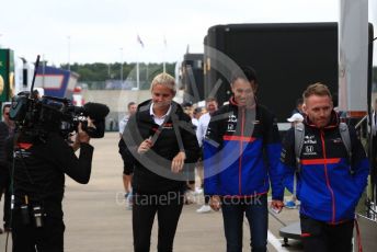 World © Octane Photographic Ltd. Formula 1 – British GP - Paddock. Scuderia Toro Rosso STR14 – Alexander Albon. Silverstone Circuit, Towcester, Northamptonshire. Saturday 13th July 2019.