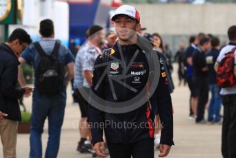 World © Octane Photographic Ltd. Formula 1 – British GP - Paddock. Aston Martin Red Bull Racing RB15 – Pierre Gasly. Silverstone Circuit, Towcester, Northamptonshire. Saturday 13th July 2019.