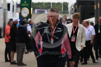 World © Octane Photographic Ltd. Formula 1 - British GP - Paddock. Otmar Szafnauer - Team Principal of SportPesa Racing Point. Silverstone Circuit, Towcester, Northamptonshire. Saturday 13th July 2019.