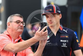 World © Octane Photographic Ltd. Formula 1 – British GP - Paddock. Aston Martin Red Bull Racing RB15 – Max Verstappen. Silverstone Circuit, Towcester, Northamptonshire. Saturday 13th July 2019.