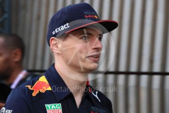 World © Octane Photographic Ltd. Formula 1 – British GP - Paddock. Aston Martin Red Bull Racing RB15 – Max Verstappen. Silverstone Circuit, Towcester, Northamptonshire. Saturday 13th July 2019.