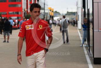 World © Octane Photographic Ltd. Formula 1 – British GP - Paddock. Scuderia Ferrari SF90 – Charles Leclerc. Silverstone Circuit, Towcester, Northamptonshire. Saturday 13th July 2019.