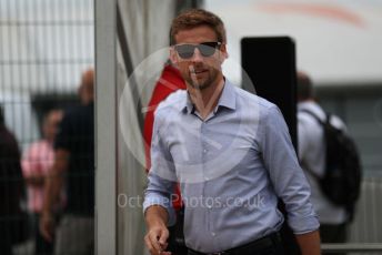 World © Octane Photographic Ltd. Formula 1 – British GP - Paddock. Jenson Button. Silverstone Circuit, Towcester, Northamptonshire. Friday 12th July 2019.