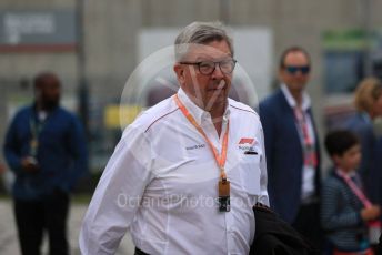 World © Octane Photographic Ltd. Formula 1 - British GP - Paddock. Ross Brawn – Managing Director of Formula 1 for Liberty Media. Silverstone Circuit, Towcester, Northamptonshire. Sunday 14th July 2019.