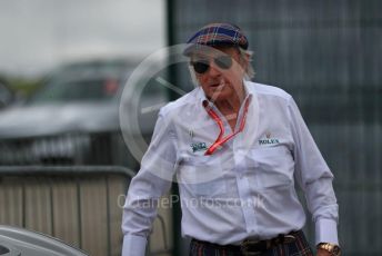 World © Octane Photographic Ltd. Formula 1 - British GP - Paddock. Sir Jackie Stewart. Silverstone Circuit, Towcester, Northamptonshire. Sunday 14th July 2019.