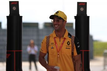 World © Octane Photographic Ltd. Formula 1 – British GP - Paddock. Renault Sport F1 Team RS19 – Daniel Ricciardo. Silverstone Circuit, Towcester, Northamptonshire. Thursday 11th July 2019.