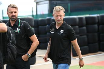 World © Octane Photographic Ltd. Formula 1 – British GP - Paddock. Rich Energy Haas F1 Team VF19 – Kevin Magnussen. Silverstone Circuit, Towcester, Northamptonshire. Thursday 11th July 2019.
