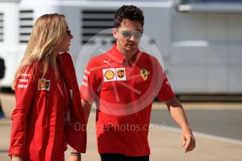 World © Octane Photographic Ltd. Formula 1 – British GP - Paddock. Scuderia Ferrari SF90 – Charles Leclerc. Silverstone Circuit, Towcester, Northamptonshire. Thursday 11th July 2019.