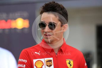 World © Octane Photographic Ltd. Formula 1 – British GP - Paddock. Scuderia Ferrari SF90 – Charles Leclerc. Silverstone Circuit, Towcester, Northamptonshire. Thursday 11th July 2019.