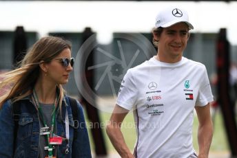 World © Octane Photographic Ltd. Formula 1 – British GP - Paddock. Mercedes AMG Petronas Motorsport AMG F1 W10 EQ Power+ reserve driver - Esteban Ocon. Silverstone Circuit, Towcester, Northamptonshire. Thursday 11th July 2019.