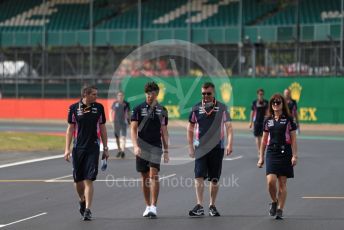 World © Octane Photographic Ltd. Formula 1 – British GP - Pit Lane. SportPesa Racing Point RP19 – Lance Stroll. Silverstone Circuit, Towcester, Northamptonshire. Thursday 11th July 2019.
