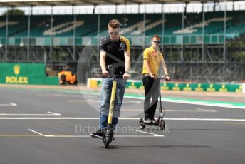 World © Octane Photographic Ltd. Formula 1 – British GP - Pit Lane. Renault Sport F1 Team RS19 – Nico Hulkenberg. Silverstone Circuit, Towcester, Northamptonshire. Thursday 11th July 2019.