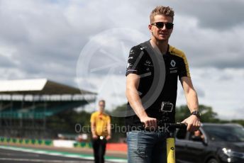 World © Octane Photographic Ltd. Formula 1 – British GP - Pit Lane. Renault Sport F1 Team RS19 – Nico Hulkenberg. Silverstone Circuit, Towcester, Northamptonshire. Thursday 11th July 2019.