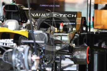 World © Octane Photographic Ltd. Formula 1 – British GP - Pit Lane. Renault Sport F1 Team RS19. Silverstone Circuit, Towcester, Northamptonshire. Thursday 11th July 2019.