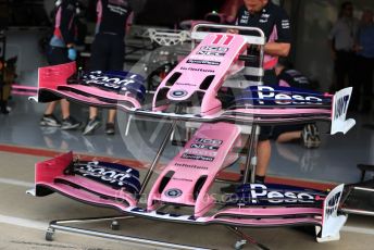 World © Octane Photographic Ltd. Formula 1 – British GP - Pit Lane. SportPesa Racing Point RP19. Silverstone Circuit, Towcester, Northamptonshire. Thursday 11th July 2019.