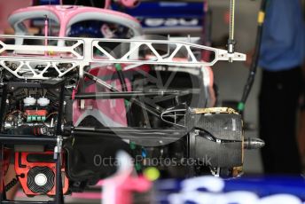 World © Octane Photographic Ltd. Formula 1 – British GP - Pit Lane. SportPesa Racing Point RP19. Silverstone Circuit, Towcester, Northamptonshire. Thursday 11th July 2019.