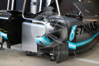 World © Octane Photographic Ltd. Formula 1 – British GP - Pit Lane. Mercedes AMG Petronas Motorsport AMG F1 W10 EQ Power+.. Silverstone Circuit, Towcester, Northamptonshire. Thursday 11th July 2019.