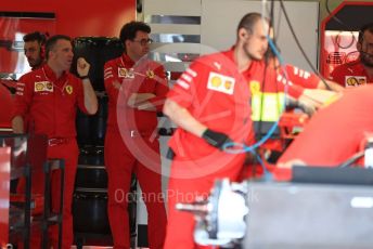 World © Octane Photographic Ltd. Formula 1 - British GP - Paddock. Mattia Binotto – Team Principal of Scuderia Ferrari. Silverstone Circuit, Towcester, Northamptonshire. Thursday 11th July 2019.