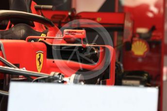 World © Octane Photographic Ltd. Formula 1 – British GP - Pit Lane. Scuderia Ferrari SF90.. Silverstone Circuit, Towcester, Northamptonshire. Thursday 11th July 2019.