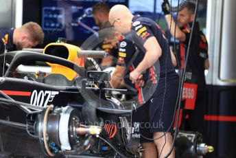 World © Octane Photographic Ltd. Formula 1 – British GP - Pit Lane. McLaren MCL34. Silverstone Circuit, Towcester, Northamptonshire. Thursday 11th July 2019.