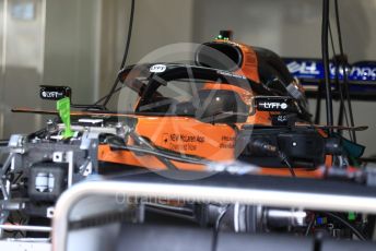 World © Octane Photographic Ltd. Formula 1 – British GP - Pit Lane. McLaren MCL34. Silverstone Circuit, Towcester, Northamptonshire. Thursday 11th July 2019.
