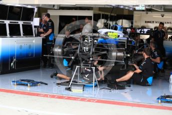 World © Octane Photographic Ltd. Formula 1 – British GP - Pit Lane. ROKiT Williams Racing FW 42. Silverstone Circuit, Towcester, Northamptonshire. Thursday 11th July 2019.