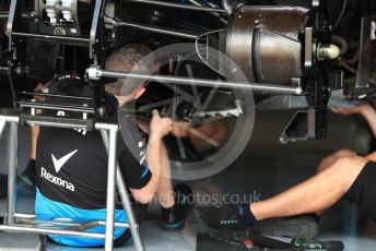 World © Octane Photographic Ltd. Formula 1 – British GP - Pit Lane. ROKiT Williams Racing FW 42. Silverstone Circuit, Towcester, Northamptonshire. Thursday 11th July 2019.
