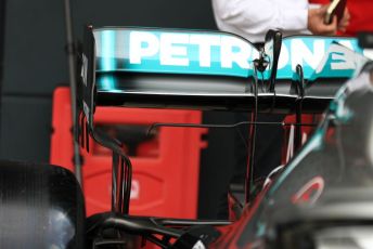 World © Octane Photographic Ltd. Formula 1 – British GP - Pit Lane. Mercedes AMG Petronas Motorsport AMG F1 W10 EQ Power+. Silverstone Circuit, Towcester, Northamptonshire. Thursday 11th July 2019.