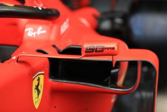 World © Octane Photographic Ltd. Formula 1 – British GP - Pit Lane. Scuderia Ferrari SF90. Silverstone Circuit, Towcester, Northamptonshire. Thursday 11th July 2019.