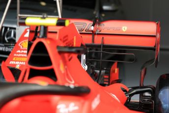 World © Octane Photographic Ltd. Formula 1 – British GP - Pit Lane. Scuderia Ferrari SF90. Silverstone Circuit, Towcester, Northamptonshire. Thursday 11th July 2019.