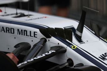 World © Octane Photographic Ltd. Formula 1 – British GP - Pit Lane. Alfa Romeo Racing C38. Silverstone Circuit, Towcester, Northamptonshire. Thursday 11th July 2019.