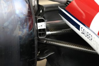 World © Octane Photographic Ltd. Formula 1 – British GP - Pit Lane. Alfa Romeo Racing C38. Silverstone Circuit, Towcester, Northamptonshire. Thursday 11th July 2019.