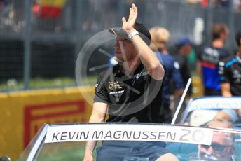 World © Octane Photographic Ltd. Formula 1 – Canadian GP. Drivers’ parade. Rich Energy Haas F1 Team VF19 – Kevin Magnussen. Circuit de Gilles Villeneuve, Montreal, Canada. Sunday 9th June 2019.