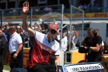World © Octane Photographic Ltd. Formula 1 – Canadian GP. Drivers’ parade. Alfa Romeo Racing C38 – Kimi Raikkonen. Circuit de Gilles Villeneuve, Montreal, Canada. Sunday 9th June 2019.