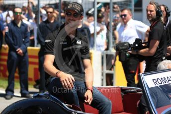 World © Octane Photographic Ltd. Formula 1 – Canadian GP. Drivers’ parade. Rich Energy Haas F1 Team VF19 – Romain Grosjean. Circuit de Gilles Villeneuve, Montreal, Canada. Sunday 9th June 2019.