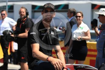 World © Octane Photographic Ltd. Formula 1 – Canadian GP. Drivers’ parade. Rich Energy Haas F1 Team VF19 – Romain Grosjean. Circuit de Gilles Villeneuve, Montreal, Canada. Sunday 9th June 2019.