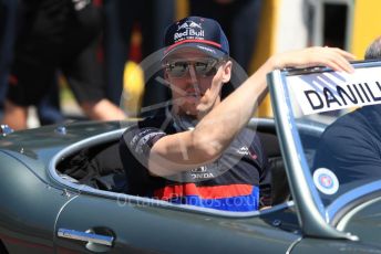 World © Octane Photographic Ltd. Formula 1 – Canadian GP. Drivers’ parade. Scuderia Toro Rosso STR14 – Daniil Kvyat. Circuit de Gilles Villeneuve, Montreal, Canada. Sunday 9th June 2019.