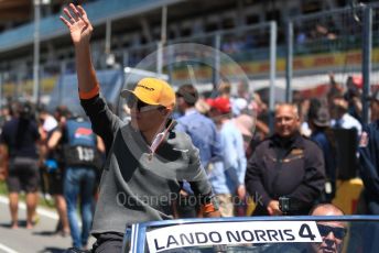 World © Octane Photographic Ltd. Formula 1 – Canadian GP. Drivers’ parade. McLaren MCL34 – Lando Norris. Circuit de Gilles Villeneuve, Montreal, Canada. Sunday 9th June 2019.