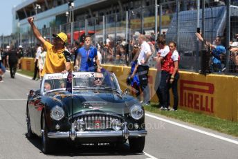 World © Octane Photographic Ltd. Formula 1 – Canadian GP. Drivers’ parade. Renault Sport F1 Team RS19 – Daniel Ricciardo. Circuit de Gilles Villeneuve, Montreal, Canada. Sunday 9th June 2019.
