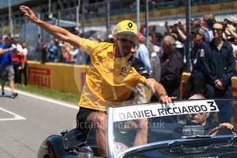 World © Octane Photographic Ltd. Formula 1 – Canadian GP. Drivers’ parade. Renault Sport F1 Team RS19 – Daniel Ricciardo. Circuit de Gilles Villeneuve, Montreal, Canada. Sunday 9th June 2019.