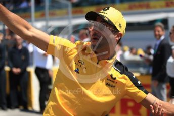 World © Octane Photographic Ltd. Formula 1 – Canadian GP. Drivers’ parade. Renault Sport F1 Team RS19 – Daniel Ricciardo. Circuit de Gilles Villeneuve, Montreal, Canada. Sunday 9th June 2019.