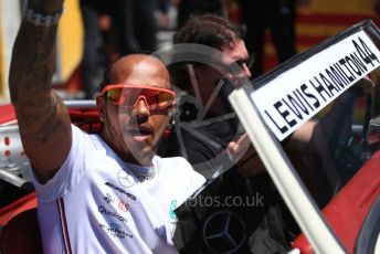 World © Octane Photographic Ltd. Formula 1 – Canadian GP. Drivers’ parade. Mercedes AMG Petronas Motorsport AMG F1 W10 EQ Power+ - Lewis Hamilton. Circuit de Gilles Villeneuve, Montreal, Canada. Sunday 9th June 2019.