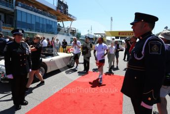World © Octane Photographic Ltd. Formula 1 – Canadian GP. Drivers’ parade. Mercedes AMG Petronas Motorsport AMG F1 W10 EQ Power+ - Lewis Hamilton. Circuit de Gilles Villeneuve, Montreal, Canada. Sunday 9th June 2019.
