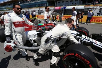World © Octane Photographic Ltd. Formula 1 – Canadian GP. Grid. Alfa Romeo Racing C38 – Antonio Giovinazzi. Circuit de Gilles Villeneuve, Montreal, Canada. Sunday 9th June 2019.